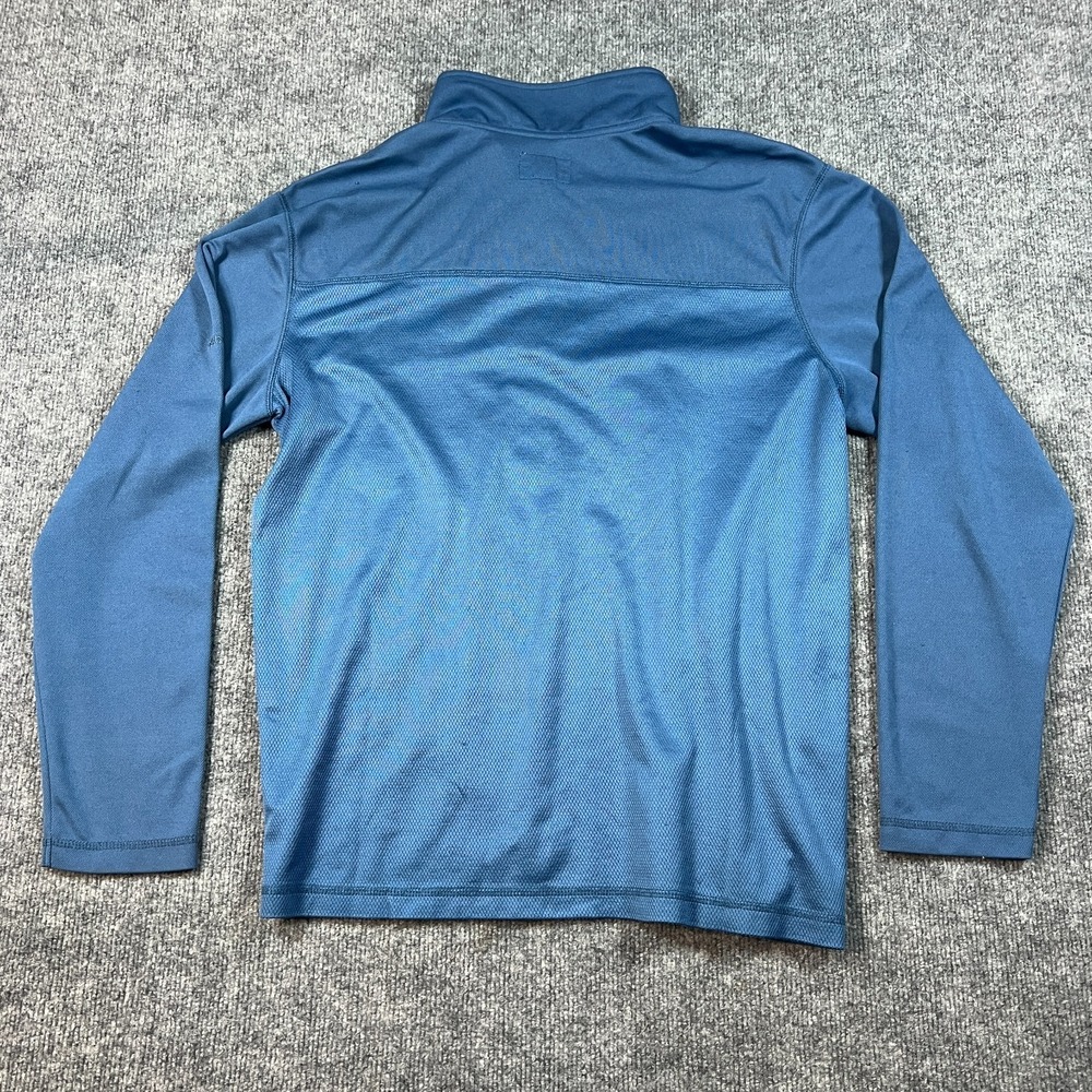 Quiksilver Waterman Sweatshirt Mens Large Blue Mock Neck Quarter Zip Athleisure - Picture 10 of 10